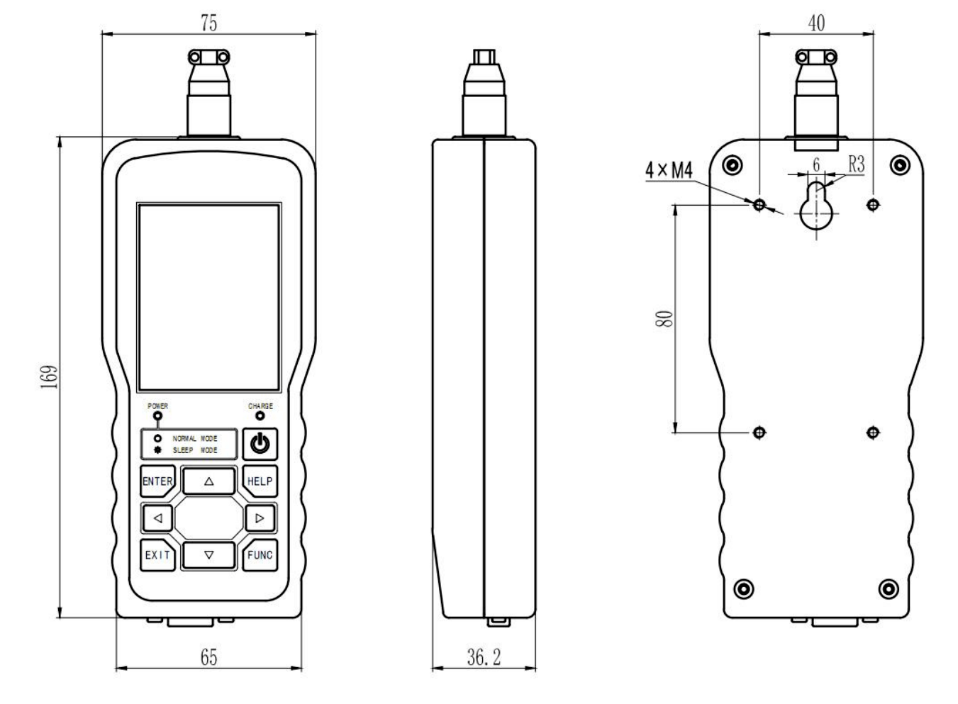 WCL-105尺寸圖