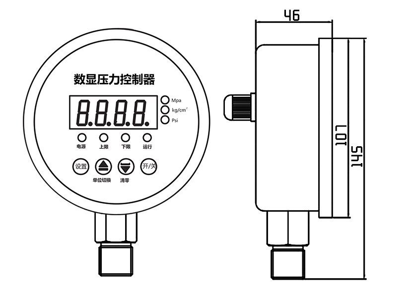 YL-804E尺寸圖